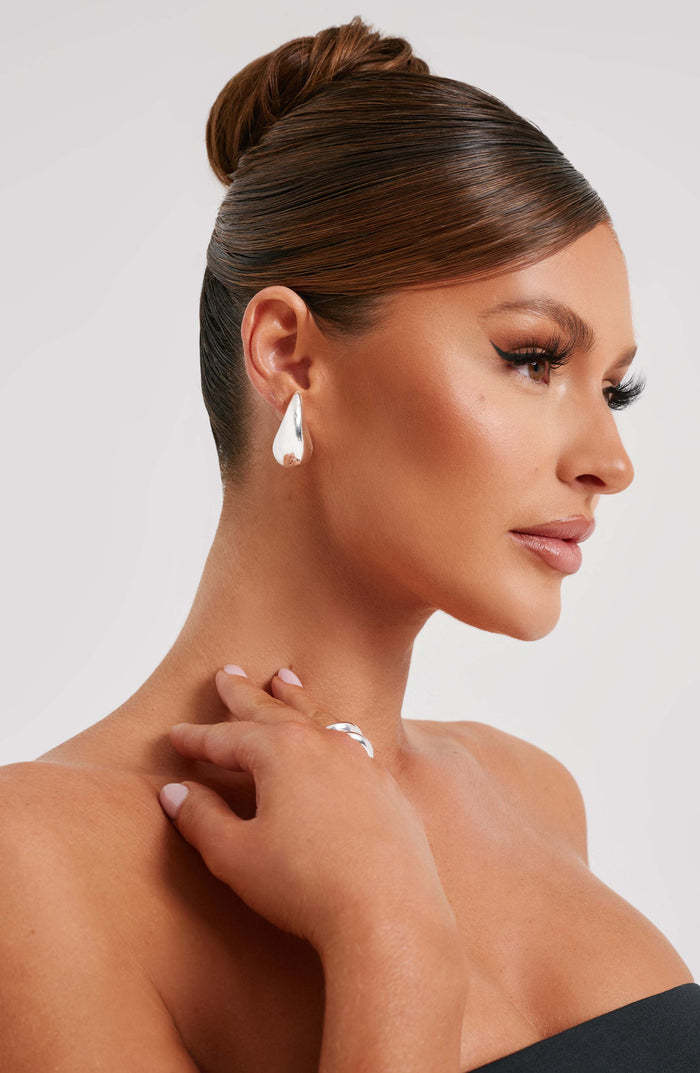 Small Fayth Earrings - Silver